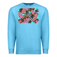 Ocean Blue race day background Premium Sweatshirt - AdoDesignShop