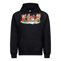 Black christmas cookie coffe cups Urban Hoodie - MaliasSmallBusiness