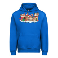 Cobalt christmas cookie coffe cups Urban Hoodie - MaliasSmallBusiness