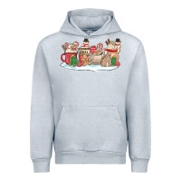 Heather Grey christmas cookie coffe cups Urban Hoodie - MaliasSmallBusiness