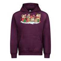 Mauve Wine christmas cookie coffe cups Urban Hoodie - MaliasSmallBusiness