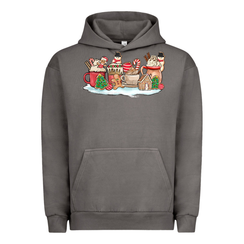 Christmas Cookie Coffe Cups Urban Hoodie by MaliasSmallBusiness | Teevron