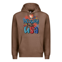 Chestnut hooray for the usa Premium Hoodie - MaliasSmallBusiness
