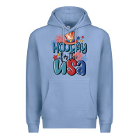 Colony Blue hooray for the usa Premium Hoodie - MaliasSmallBusiness