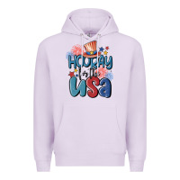 Lilac hooray for the usa Premium Hoodie - MaliasSmallBusiness