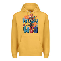 Mustard hooray for the usa Premium Hoodie - MaliasSmallBusiness