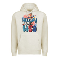Oatmeal Heather hooray for the usa Premium Hoodie - MaliasSmallBusiness