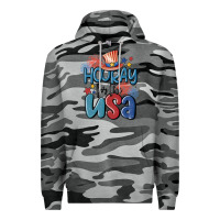 Slate Camo hooray for the usa Premium Hoodie - MaliasSmallBusiness