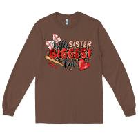 Chestnut little sister biggest fan baseball Long Sleeve Tee - Zillion Design Studio