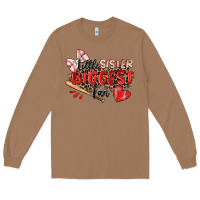 Toasted Coconut little sister biggest fan baseball Long Sleeve Tee - Zillion Design Studio