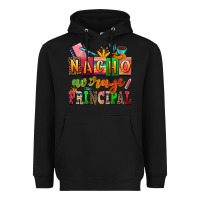 Black nacho average principal Heavyweight Hoodie - AdoDesignShop
