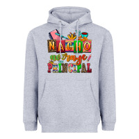 Heather Grey nacho average principal Heavyweight Hoodie - AdoDesignShop