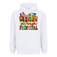 White nacho average principal Heavyweight Hoodie - AdoDesignShop
