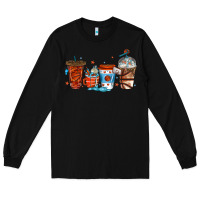 Black basketball coffee cups Long Sleeve Tee - texasbilliewilder