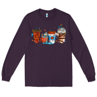 Plum basketball coffee cups Long Sleeve Tee - texasbilliewilder
