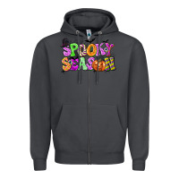 Smoke Spooky Season Zipper Hoodie - texasbilliewilder