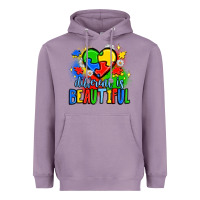 Lavender different is beautiful Heavyweight Hoodie - JahusDesignShop