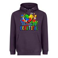Plum different is beautiful Heavyweight Hoodie - JahusDesignShop