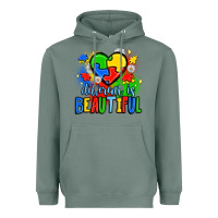 Sage different is beautiful Heavyweight Hoodie - JahusDesignShop