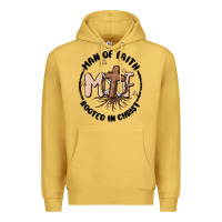 Antique Gold man of faith Premium Hoodie - MaliasSmallBusiness