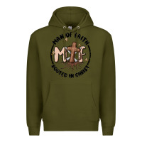 Army Green man of faith Premium Hoodie - MaliasSmallBusiness