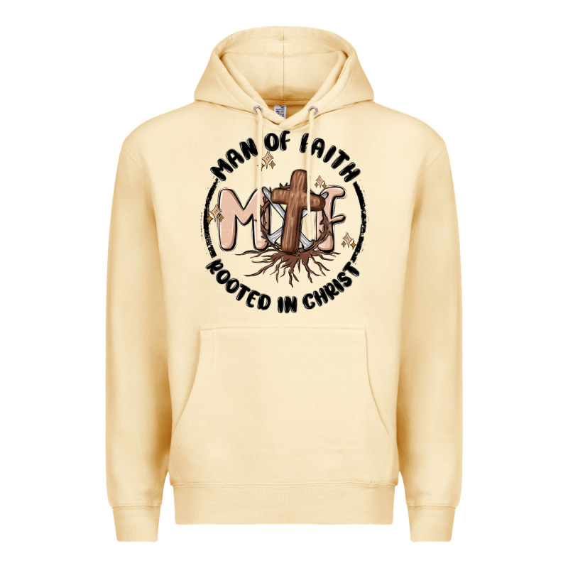 Man Of Faith Premium Hoodie by MaliasSmallBusiness | Teevron