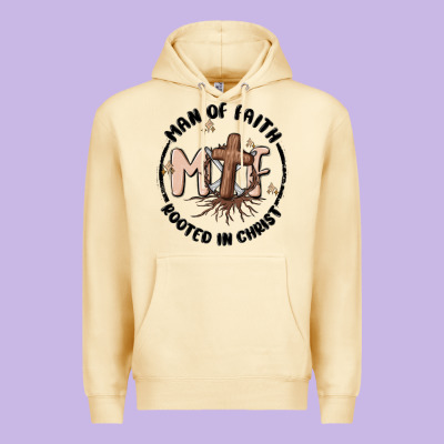 Man Of Faith Premium Hoodie Designed By Maliassmallbusiness