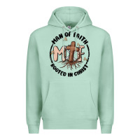Seafoam man of faith Premium Hoodie - MaliasSmallBusiness