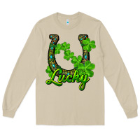 Mushroom Lucky shamrock horseshoe Long Sleeve Tee - RanaPortraitStore