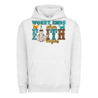Pigment Lunar Rock worry ends when faith begins Urban Hoodie - NancyCooperArtShop