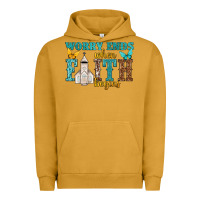 Pigment Peanut Butter worry ends when faith begins Urban Hoodie - NancyCooperArtShop
