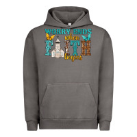 Pigment Tornado worry ends when faith begins Urban Hoodie - NancyCooperArtShop