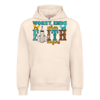 Sandshell worry ends when faith begins Urban Hoodie - NancyCooperArtShop