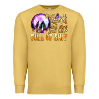 Antique Gold my crystal ball says you are full of shit Premium Sweatshirt - BundleAndBundleShop