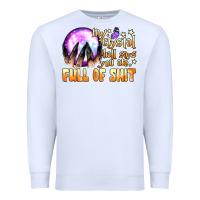 White my crystal ball says you are full of shit Premium Sweatshirt - BundleAndBundleShop