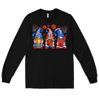 Black basketball gnome Long Sleeve Tee - texasbilliewilder