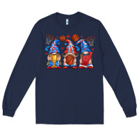 Navy basketball gnome Long Sleeve Tee - texasbilliewilder