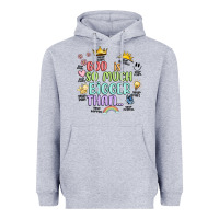 Heather Grey god is bigger Heavyweight Hoodie - JahusDesignShop