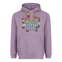 Lavender god is bigger Heavyweight Hoodie - JahusDesignShop