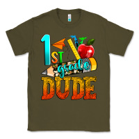 Army Green 1st grade dude Classic Tee - texasbilliewilder