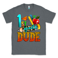 Charcoal Heather 1st grade dude Classic Tee - texasbilliewilder