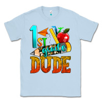Dusty Blue 1st grade dude Classic Tee - texasbilliewilder