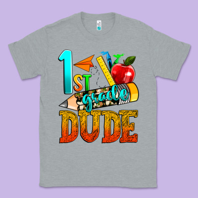 1st Grade Dude Classic Tee Designed By Texasbilliewilder