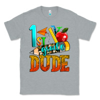 Heather Grey 1st grade dude Classic Tee - texasbilliewilder