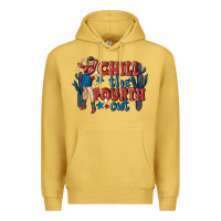 Antique Gold chill the fourth out malia Premium Hoodie - MaliasSmallBusiness