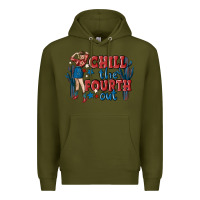 Army Green chill the fourth out malia Premium Hoodie - MaliasSmallBusiness