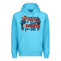 Ocean Blue chill the fourth out malia Premium Hoodie - MaliasSmallBusiness