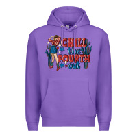 Purple chill the fourth out malia Premium Hoodie - MaliasSmallBusiness
