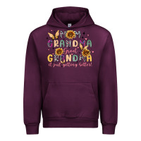 Mauve Wine mom grandma great grandma it just keeps getting be Urban Hoodie - MaliasSmallBusiness