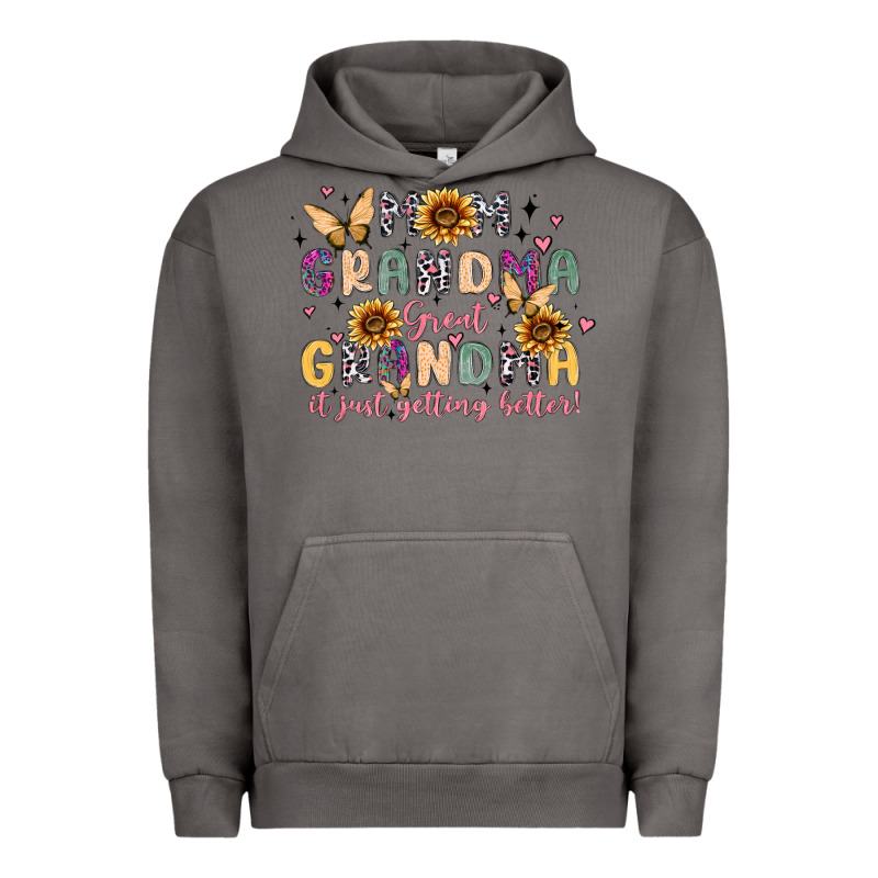 Mom Grandma Great Grandma It Just Keeps Getting Be Urban Hoodie by MaliasSmallBusiness | Teevron